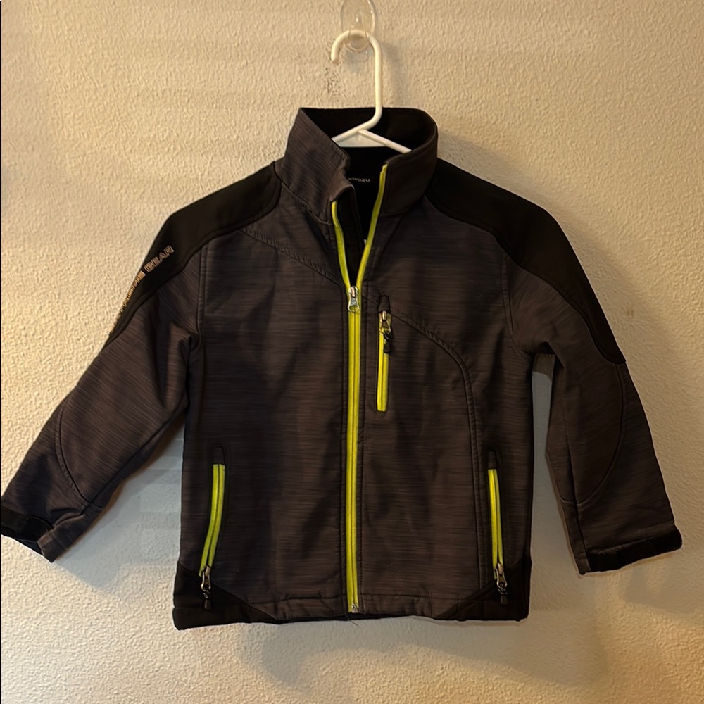 Snozu Gray and Neon Jacket size 7/8